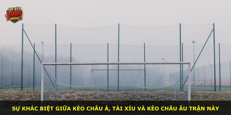 Sự khác biệt giữa kèo châu Á, tài xỉu và kèo châu Âu trận này