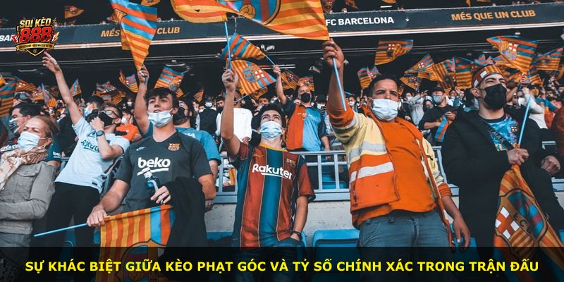 Sự khác biệt giữa kèo phạt góc và tỷ số chính xác trong trận đấu