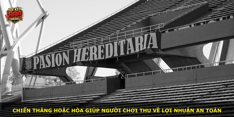 Chiến thắng hoặc hòa giúp người chơi thu về lợi nhuận an toàn