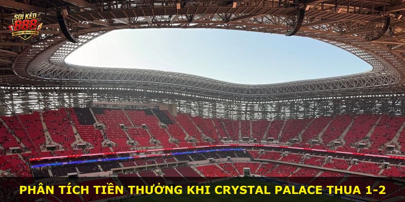 Phân tích tiền thưởng khi Crystal Palace thua 1-2